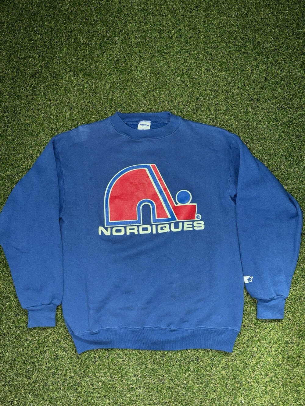 Vintage Starter Quebec Nordiques Crewneck Size M NHL